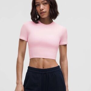 Lululemon Wundermost Cropped T-Shirt